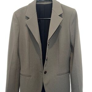 Greenish-Brown Fitted Blazer 💚🤎